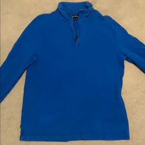 J Crew Royal Blue 1/2 Zip Pullover